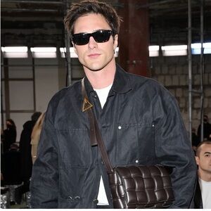 Bottega Veneta Dark Brown Intrecciato Padded Cassette Crossbody Bag